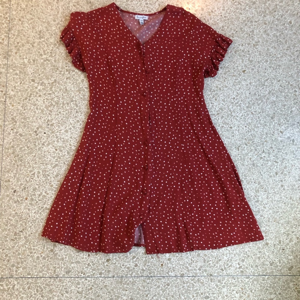 Burnt Orange, love fire (from Nordstrom) dress